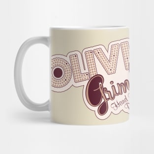 Olivia Grimley Hand Painted Purses Logo Mug